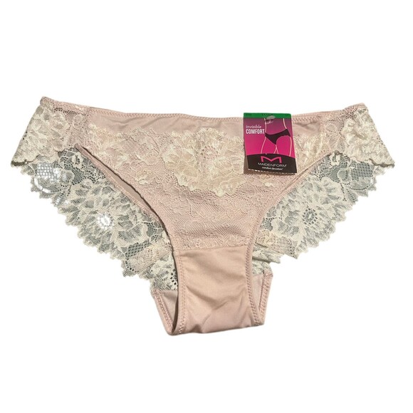Maidenform Women's Invisible Comfort Tanga Panty - L/7 - Picture 1 of 2